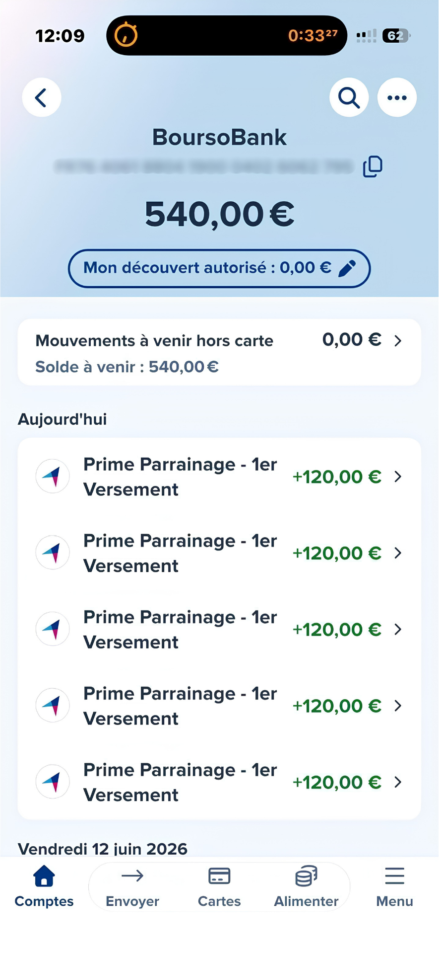 Primes parrainage BoursoBank