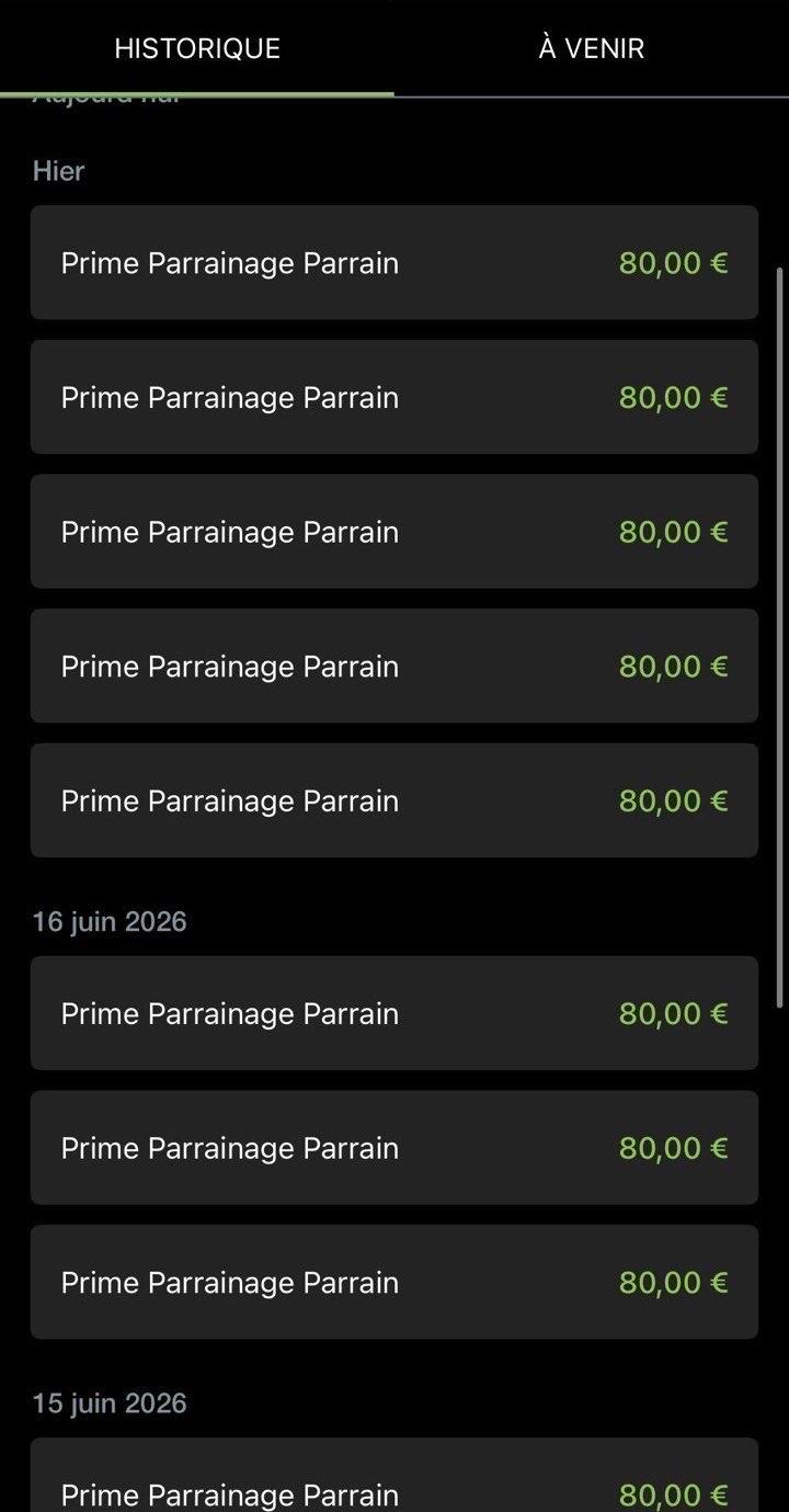 Primes parrainage Fortuneo